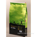 Square Bottom Resealable Ziplock Dog Snack Food Packaging Plastic Bag, Food Packing Pet Treats Packaging Bag